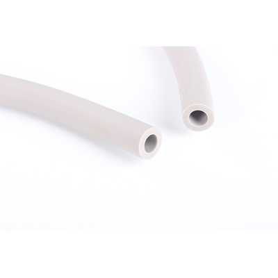 شیلنگ لوله لاستیکی سیلیکونی انعطاف پذیر 12 میلی متری سفید برای صنایع کشاورزی